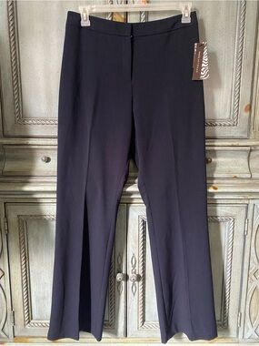 Dana Buchman Navy Blue Boot Cut Dress Pants